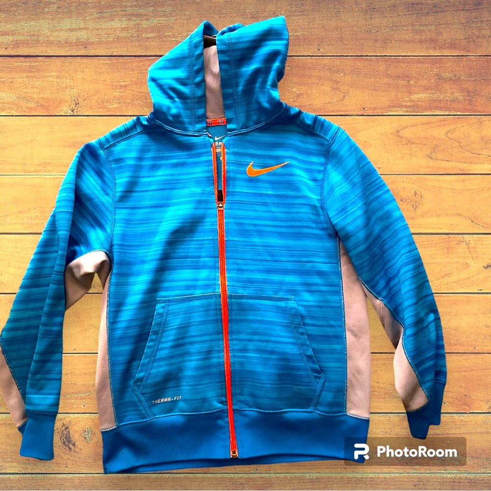 𝙀𝙐𝘾 𝙉𝙄𝙆𝙀 Youth Thermafit Zip-up Hoodie - 𝙇𝙖𝙧𝙜𝙚